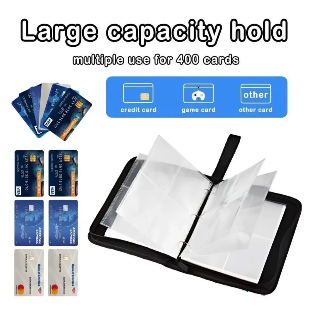 400x Card Trading Card Binder Portable Card Collector Storage Book